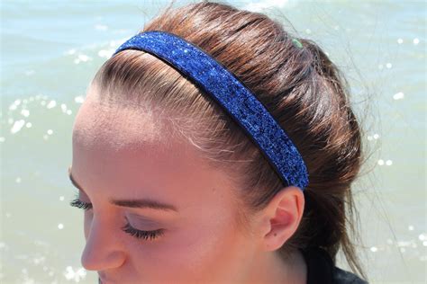 Womens Headbands Blue 